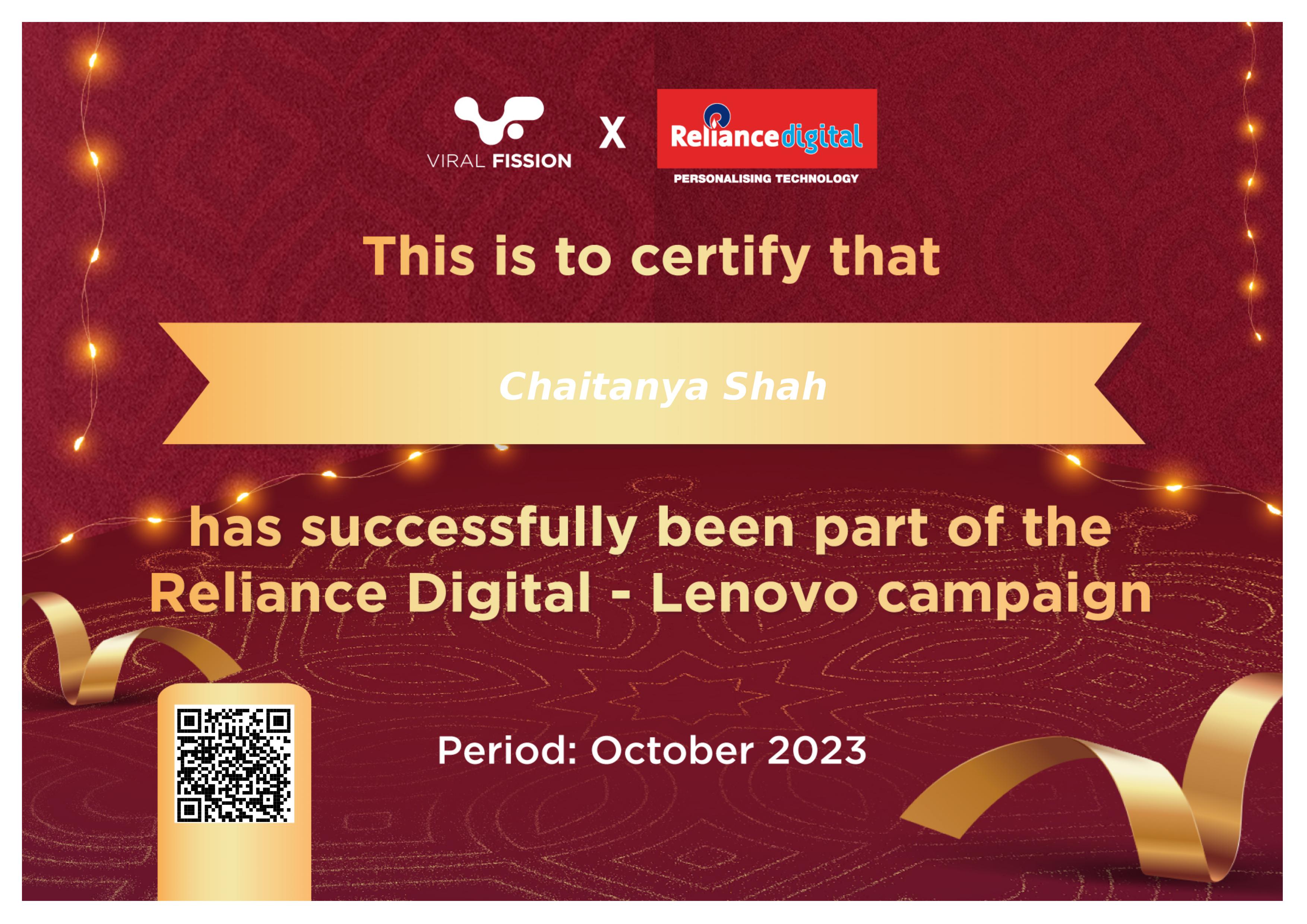 Reliance Digital-Lenovo